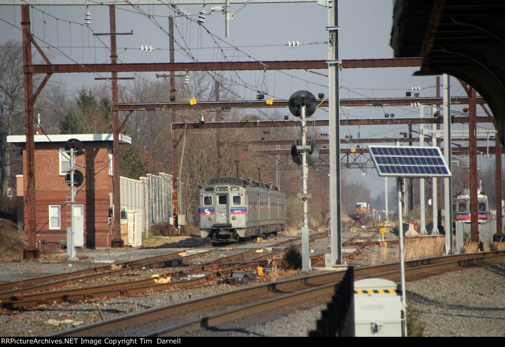 SPAX 106 waits at ther tower for departure time.